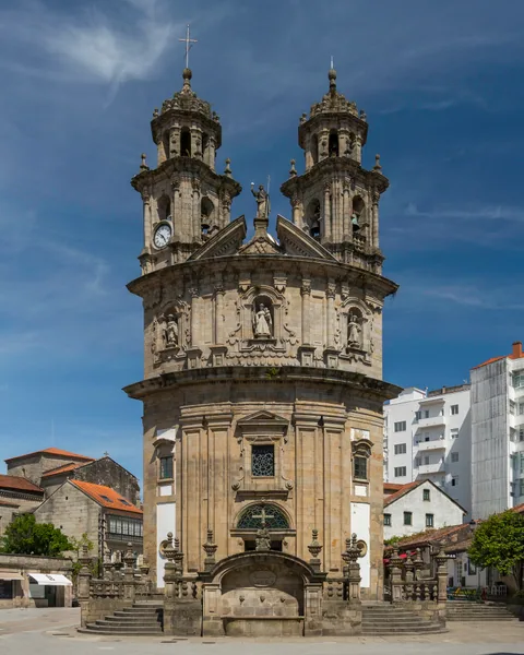 Santuario da Virxe Peregrina de Pontevedra, planta en forma de vieira jacobea