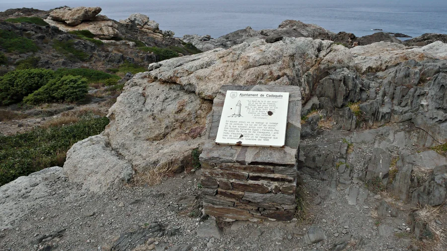 El faro de Cap de Creus, punto más oriental de la Península Ibérica, final de la ruta